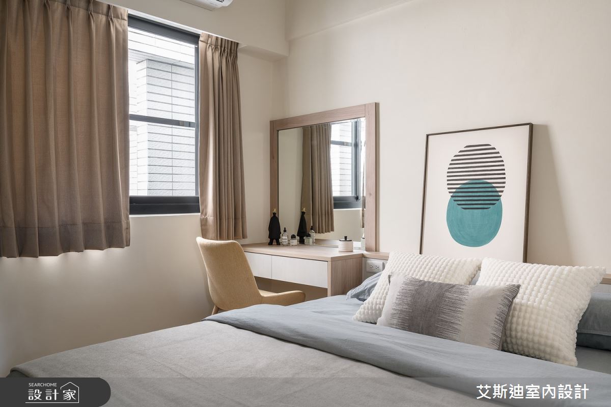 50坪新成屋(5年以下)＿日式無印風臥室案例圖片＿艾斯迪室內設計＿艾斯迪_05之10
