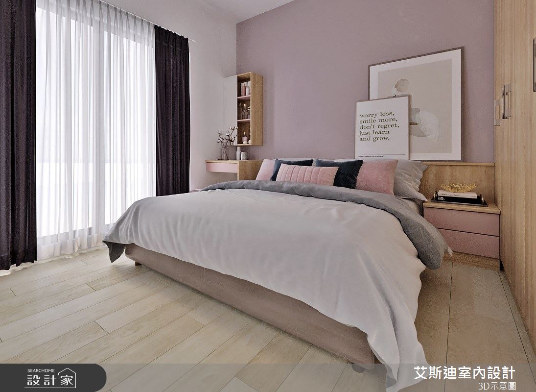 20坪新成屋(5年以下)＿現代風臥室案例圖片＿艾斯迪室內設計＿艾斯迪_06之6