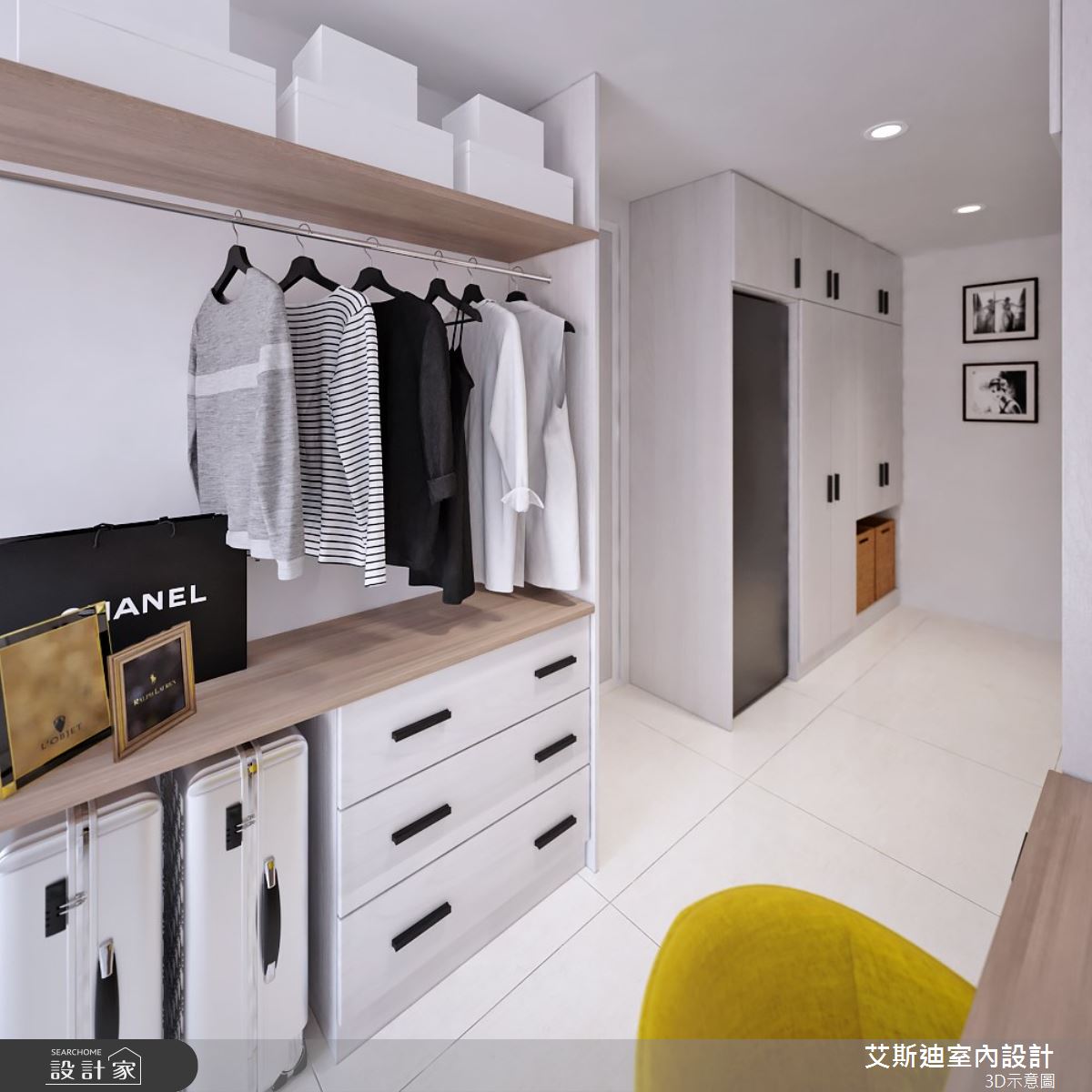 96坪新成屋(5年以下)＿現代風更衣間案例圖片＿艾斯迪室內設計＿艾斯迪_07之8