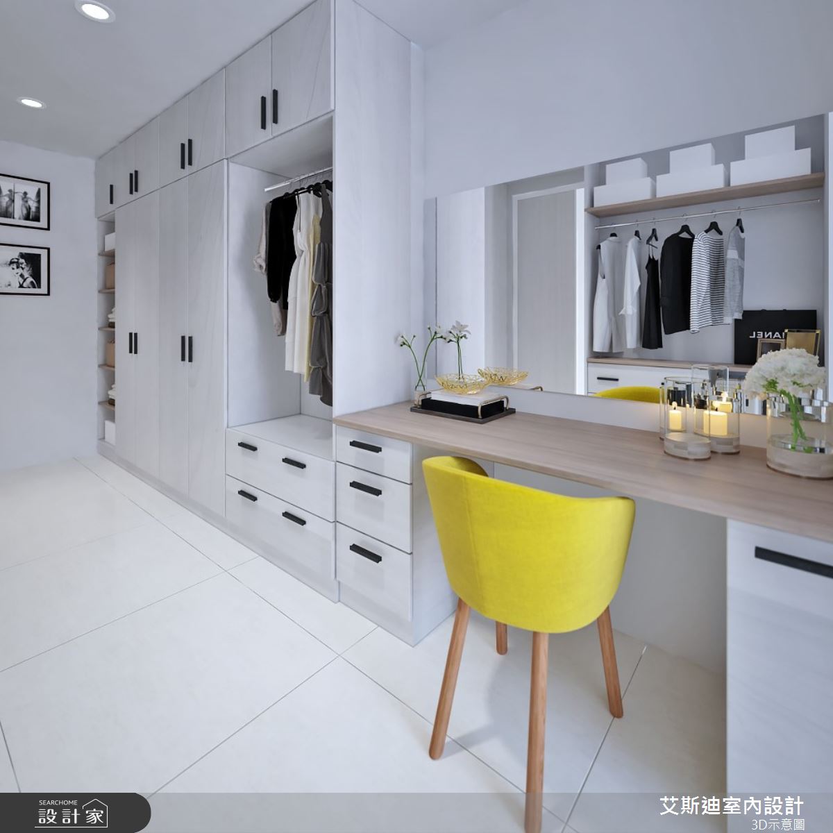 96坪新成屋(5年以下)＿現代風更衣間案例圖片＿艾斯迪室內設計＿艾斯迪_07之9