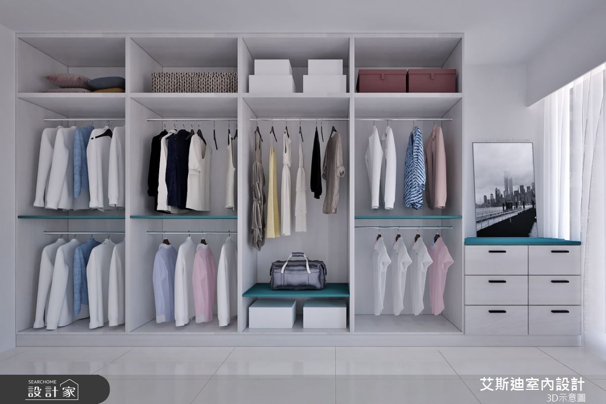 96坪新成屋(5年以下)＿現代風更衣間案例圖片＿艾斯迪室內設計＿艾斯迪_07之12