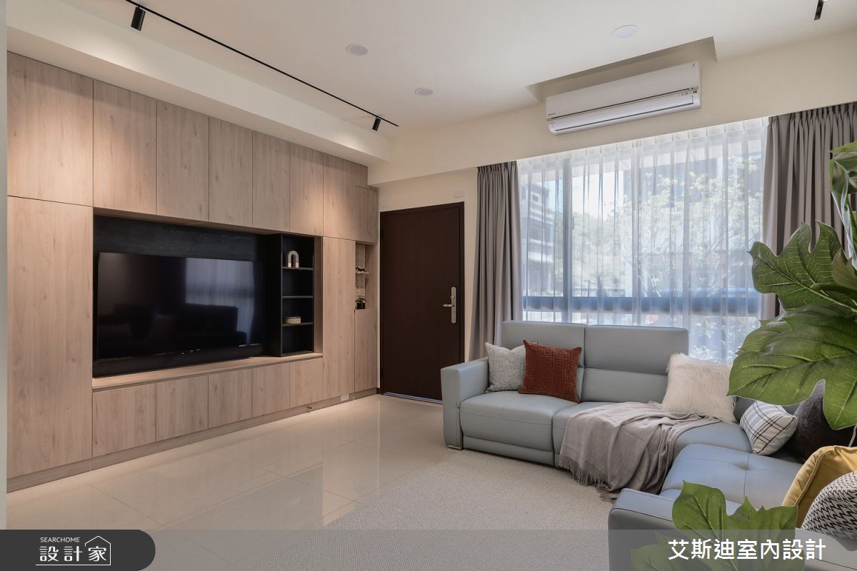 50坪新成屋(5年以下)＿現代風玄關客廳案例圖片＿艾斯迪室內設計＿艾斯迪_10之1
