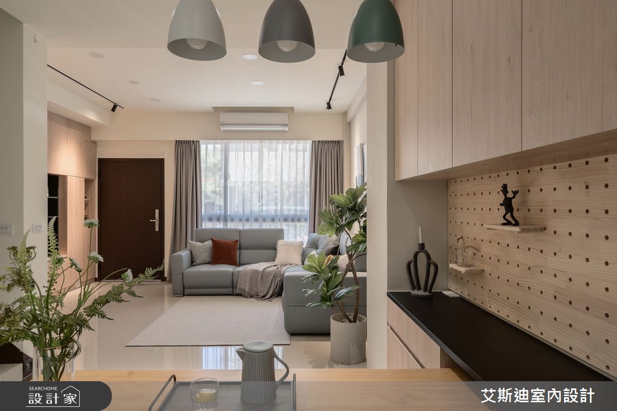 50坪新成屋(5年以下)＿現代風玄關客廳餐廳案例圖片＿艾斯迪室內設計＿艾斯迪_10之5