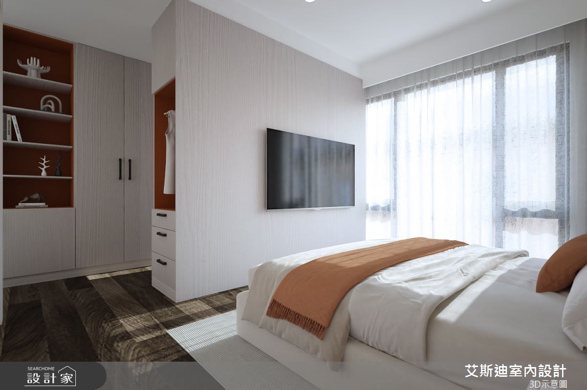50坪新成屋(5年以下)＿現代風臥室案例圖片＿艾斯迪室內設計＿艾斯迪_11之4