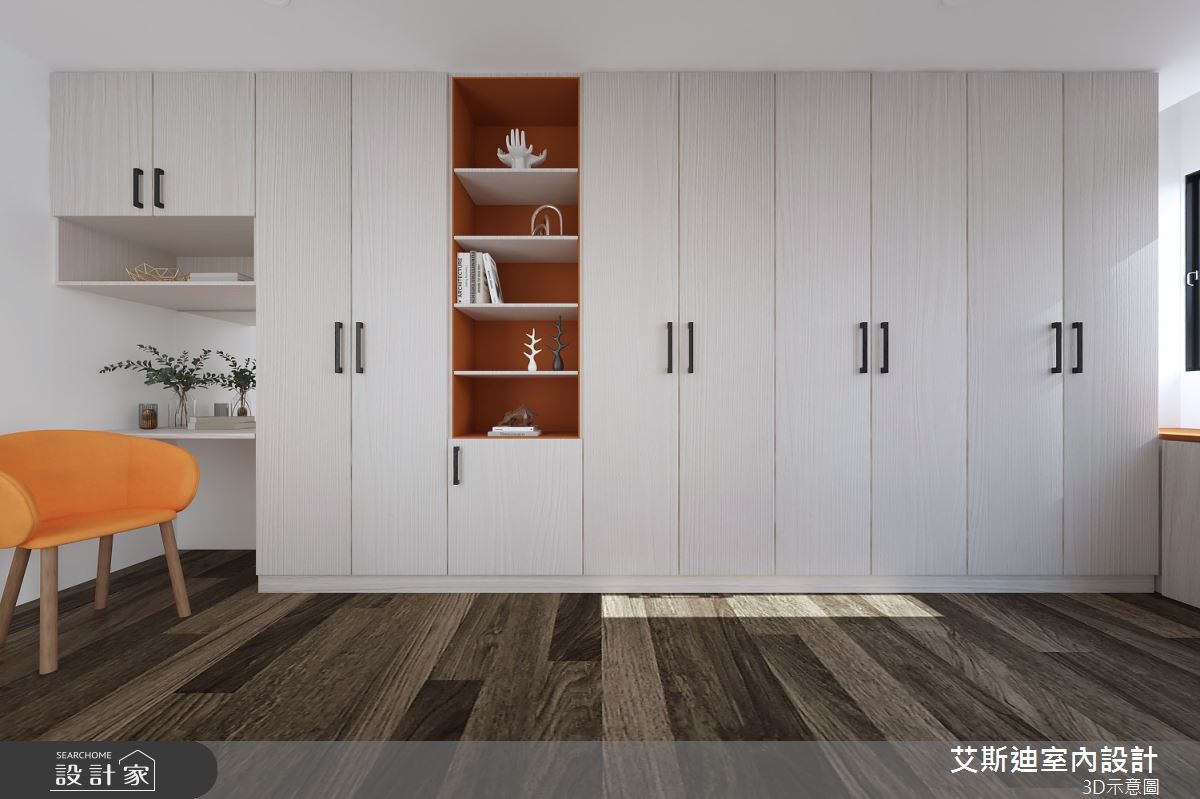 50坪新成屋(5年以下)＿現代風臥室案例圖片＿艾斯迪室內設計＿艾斯迪_11之5