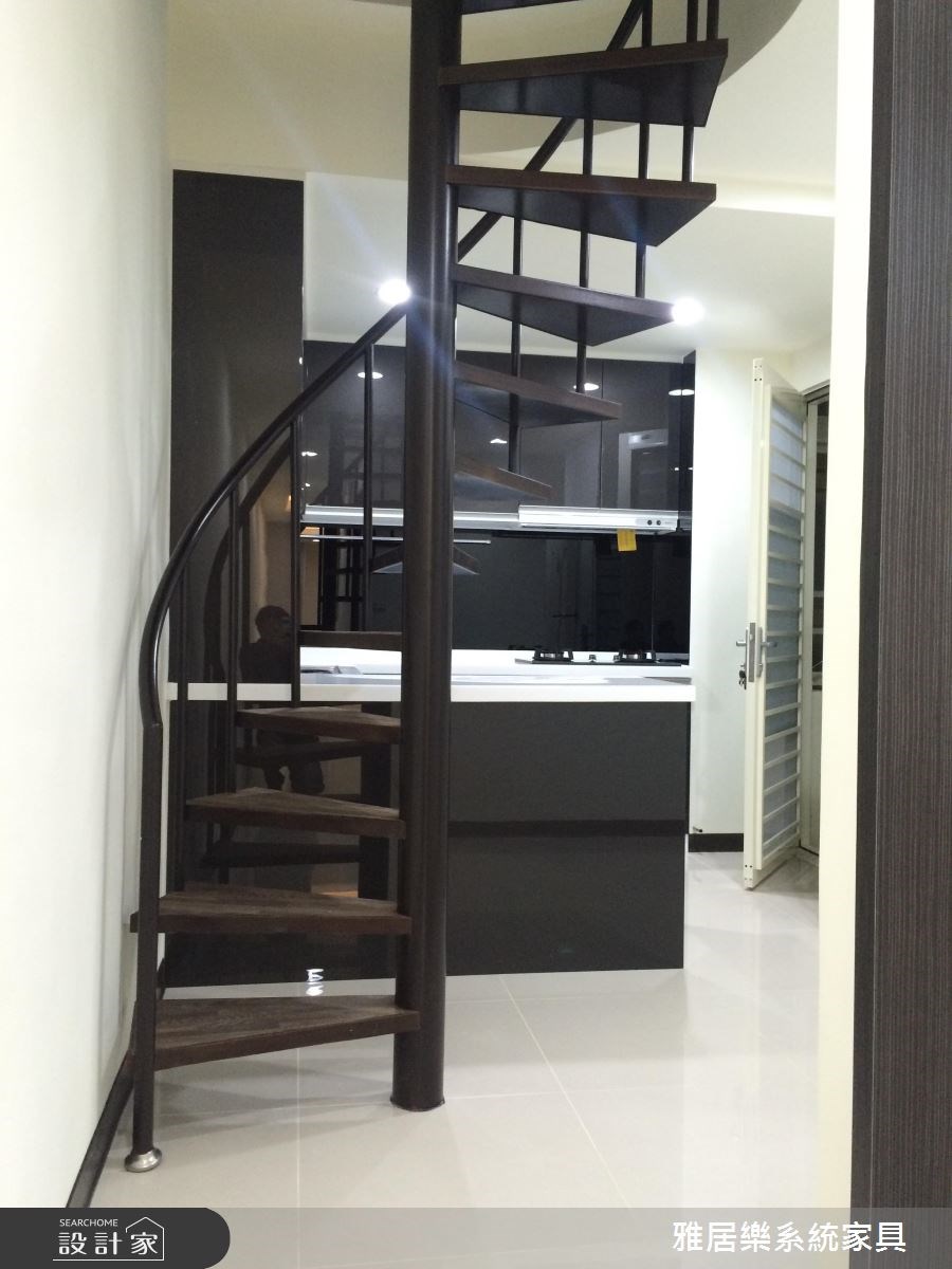 38坪老屋(16~30年)＿簡約風樓梯案例圖片＿雅居樂系統室內設計＿雅居樂_03之6