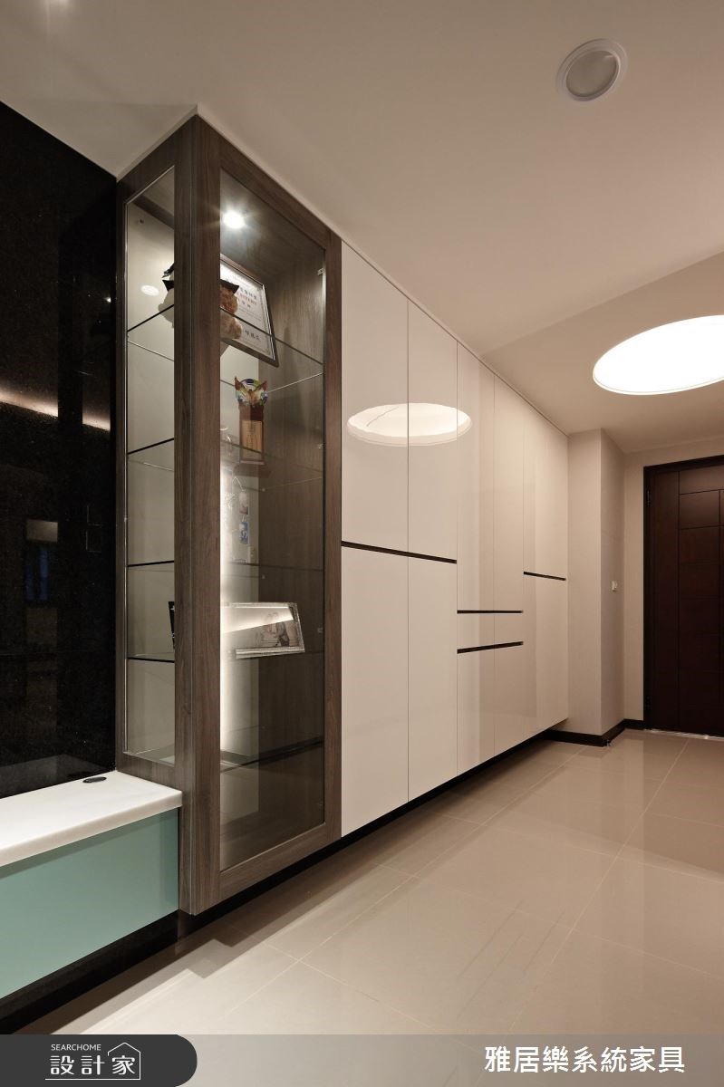 26坪新成屋(5年以下)＿混搭風玄關案例圖片＿雅居樂系統室內設計＿雅居樂_06之1