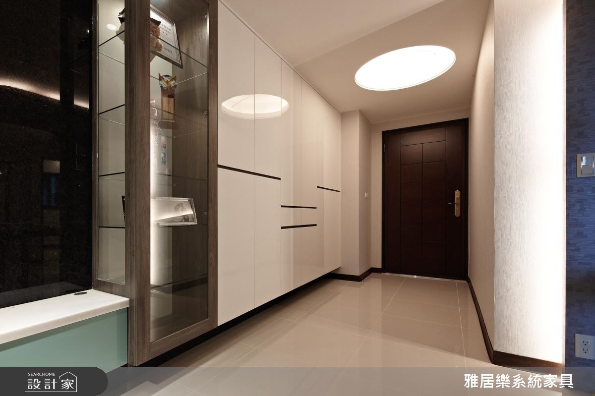 26坪新成屋(5年以下)＿混搭風玄關案例圖片＿雅居樂系統室內設計＿雅居樂_06之2