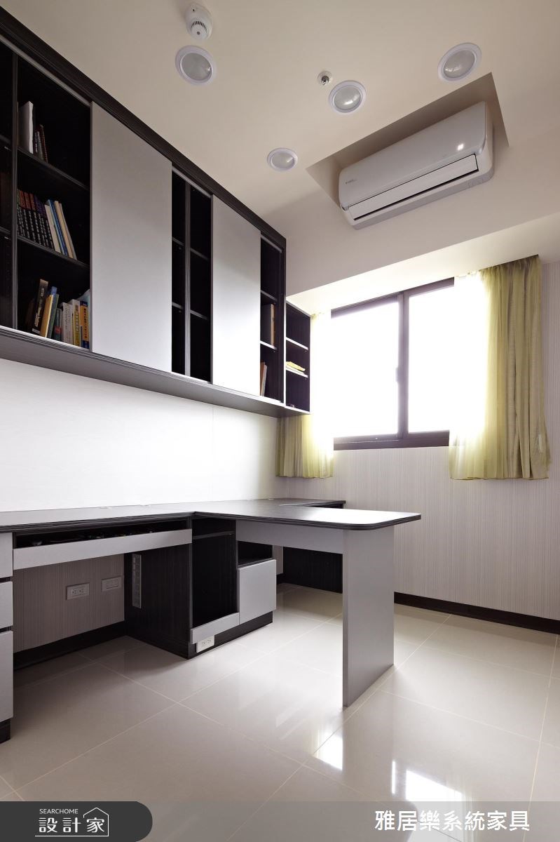 26坪新成屋(5年以下)＿混搭風書房工作區案例圖片＿雅居樂系統室內設計＿雅居樂_06之6