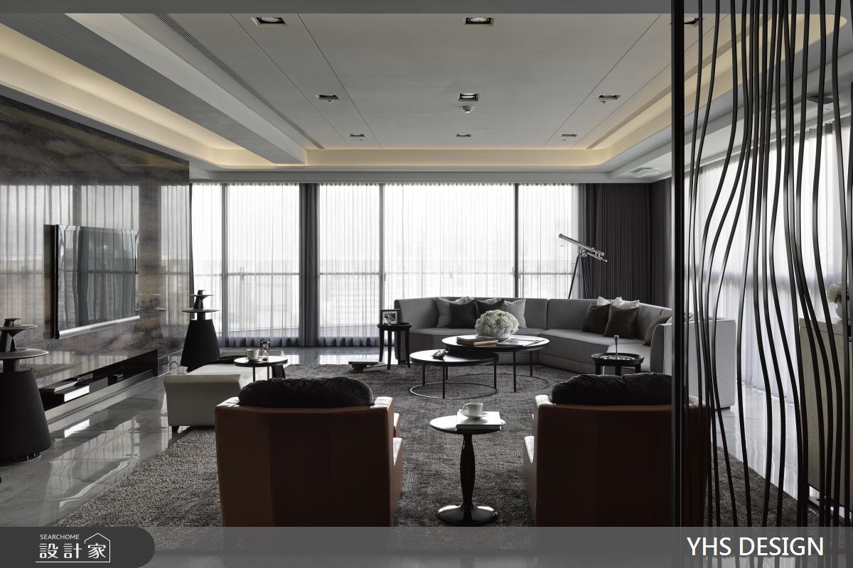 100坪新成屋(5年以下)＿奢華風客廳案例圖片＿YHS DESIGN設計事業＿YHS_賦采之1