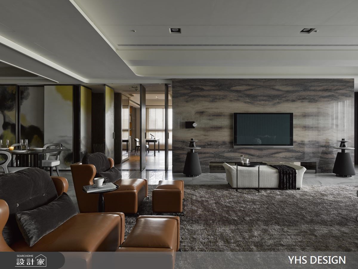 100坪新成屋(5年以下)＿奢華風客廳案例圖片＿YHS DESIGN設計事業＿YHS_賦采之2