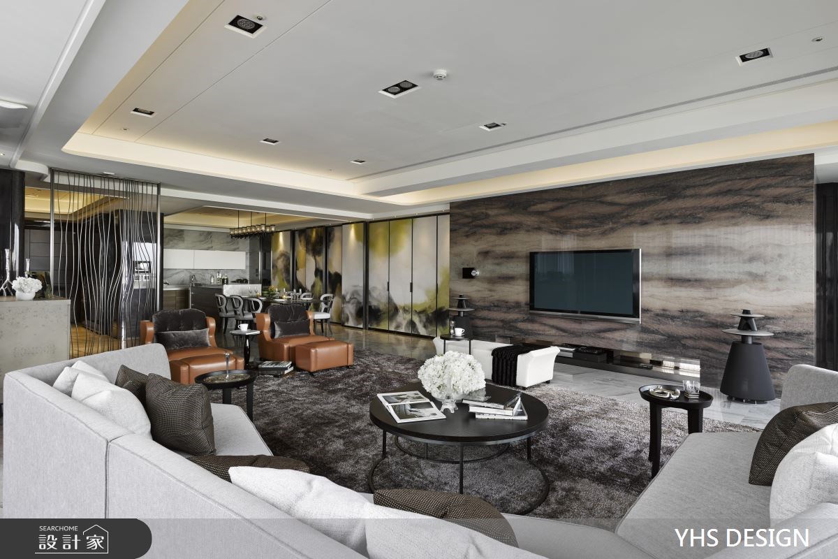 100坪新成屋(5年以下)＿奢華風客廳案例圖片＿YHS DESIGN設計事業＿YHS_賦采之3