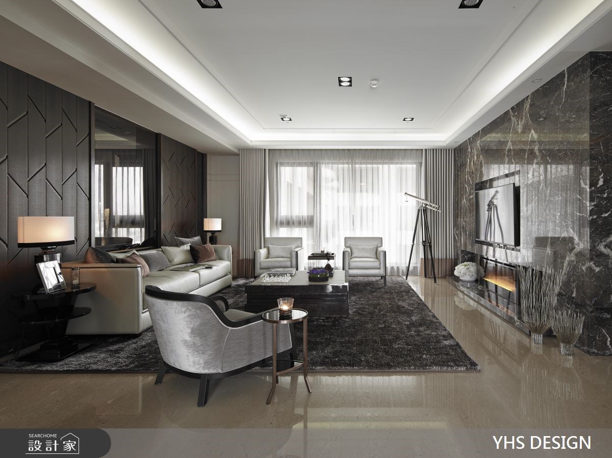 68坪新成屋(5年以下)＿新古典客廳案例圖片＿YHS DESIGN設計事業＿YHS_嘉醴之3