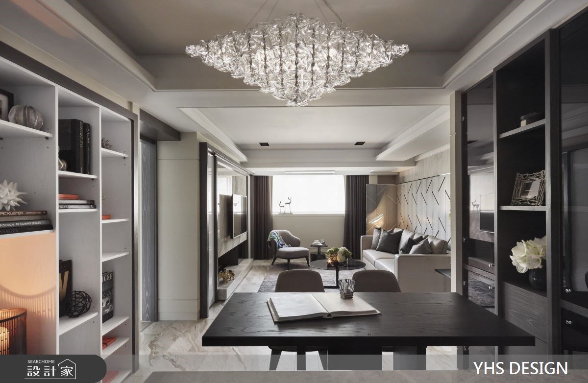 28坪老屋(16~30年)＿奢華風客廳餐廳案例圖片＿YHS DESIGN設計事業＿YHS_世青禮蘭之9