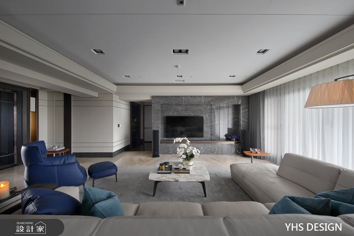 148坪新成屋(5年以下)＿現代風客廳案例圖片＿YHS DESIGN設計事業＿YHS_森鑄之6