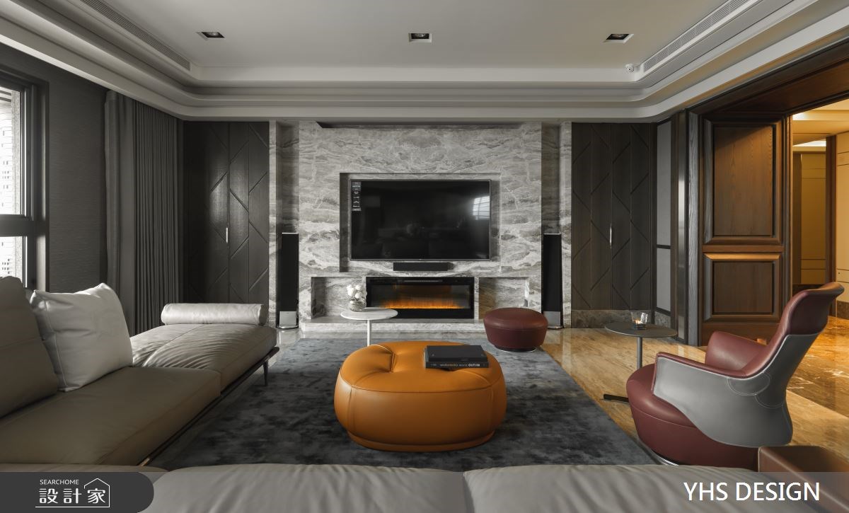 240坪＿奢華風客廳案例圖片＿YHS DESIGN設計事業＿YHS_松疆之3