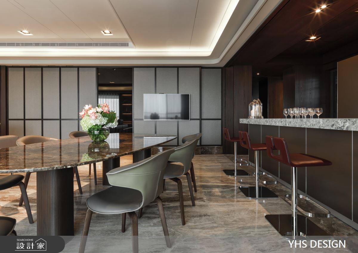240坪＿奢華風餐廳廚房吧檯案例圖片＿YHS DESIGN設計事業＿YHS_松疆之11
