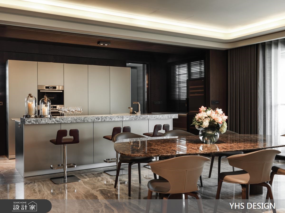 240坪＿奢華風餐廳廚房吧檯案例圖片＿YHS DESIGN設計事業＿YHS_松疆之12