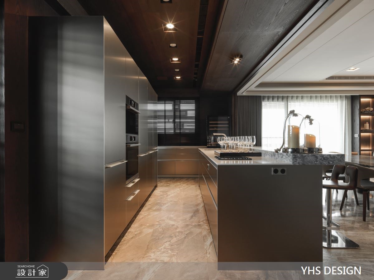 240坪＿奢華風廚房吧檯案例圖片＿YHS DESIGN設計事業＿YHS_松疆之14