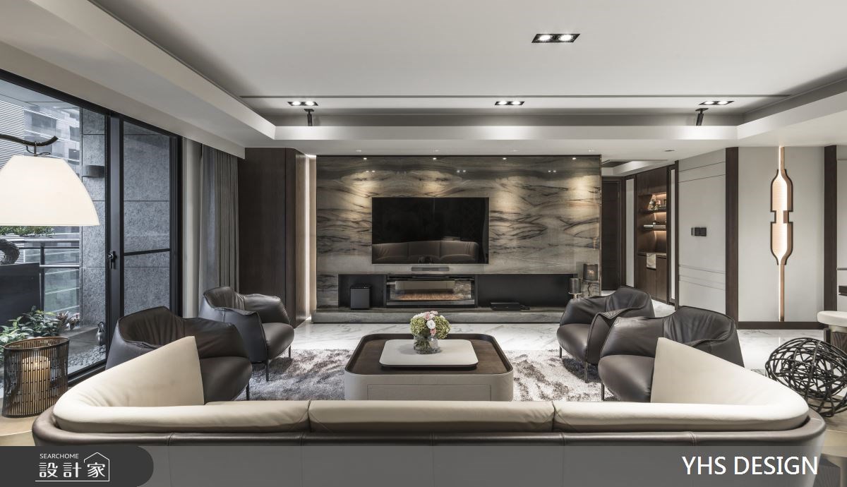 64坪新成屋(5年以下)＿新中式風客廳案例圖片＿YHS DESIGN設計事業＿YHS_天青之7