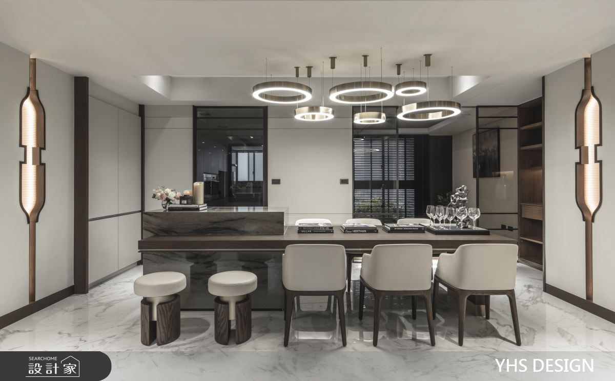 64坪新成屋(5年以下)＿新中式風餐廳案例圖片＿YHS DESIGN設計事業＿YHS_天青之10