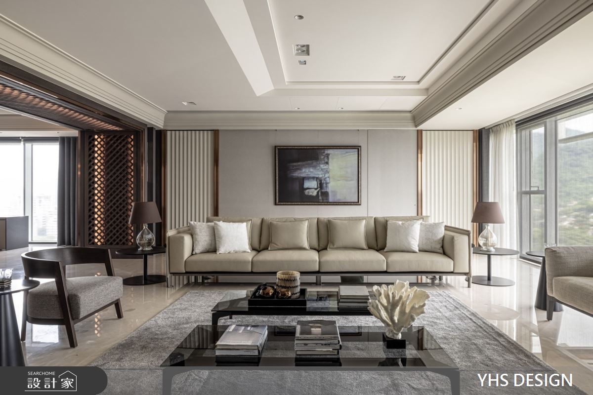 100坪毛胚屋＿新古典客廳案例圖片＿YHS DESIGN設計事業＿YHS_琢白_雍景之12