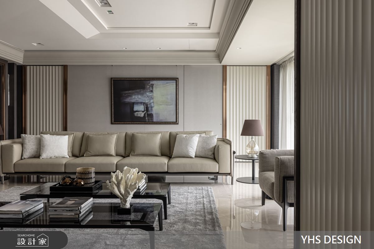 100坪毛胚屋＿新古典客廳案例圖片＿YHS DESIGN設計事業＿YHS_琢白_雍景之14