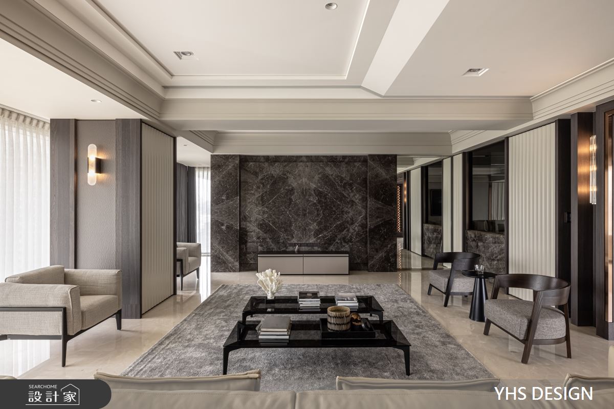 100坪毛胚屋＿新古典客廳案例圖片＿YHS DESIGN設計事業＿YHS_琢白_雍景之21