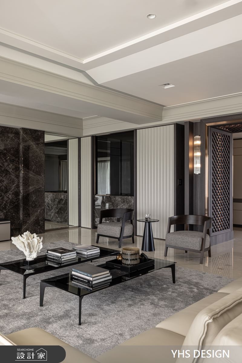 100坪毛胚屋＿新古典客廳案例圖片＿YHS DESIGN設計事業＿YHS_琢白_雍景之22