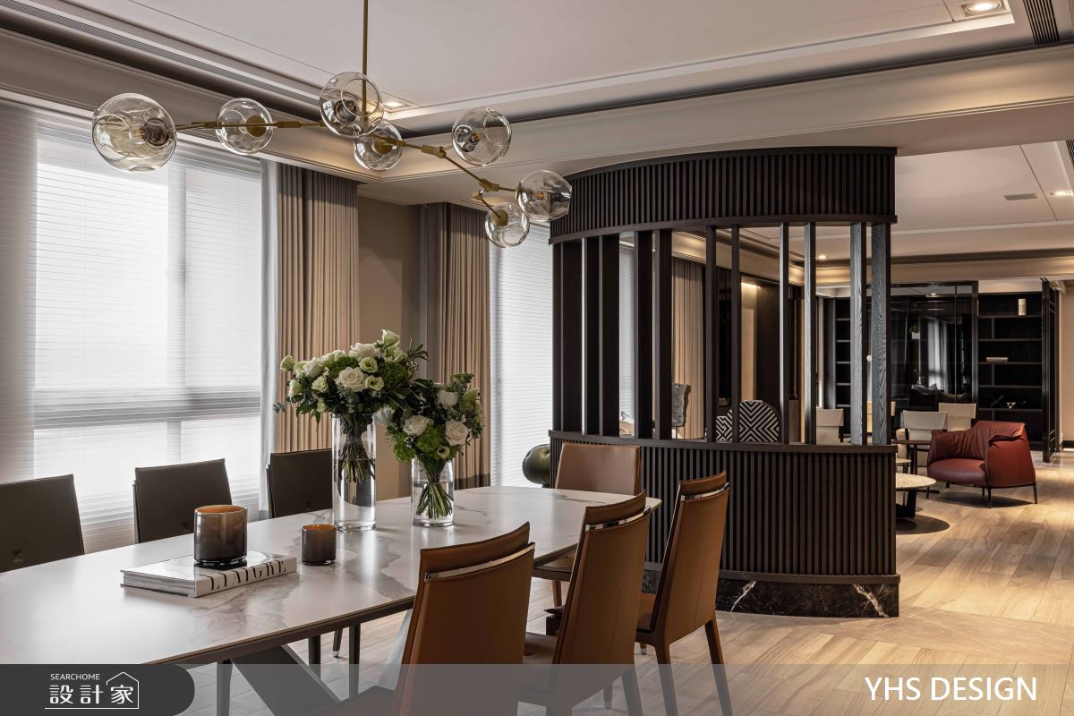 100坪毛胚屋＿奢華風客廳餐廳案例圖片＿YHS DESIGN設計事業＿YHS_雍睦之12