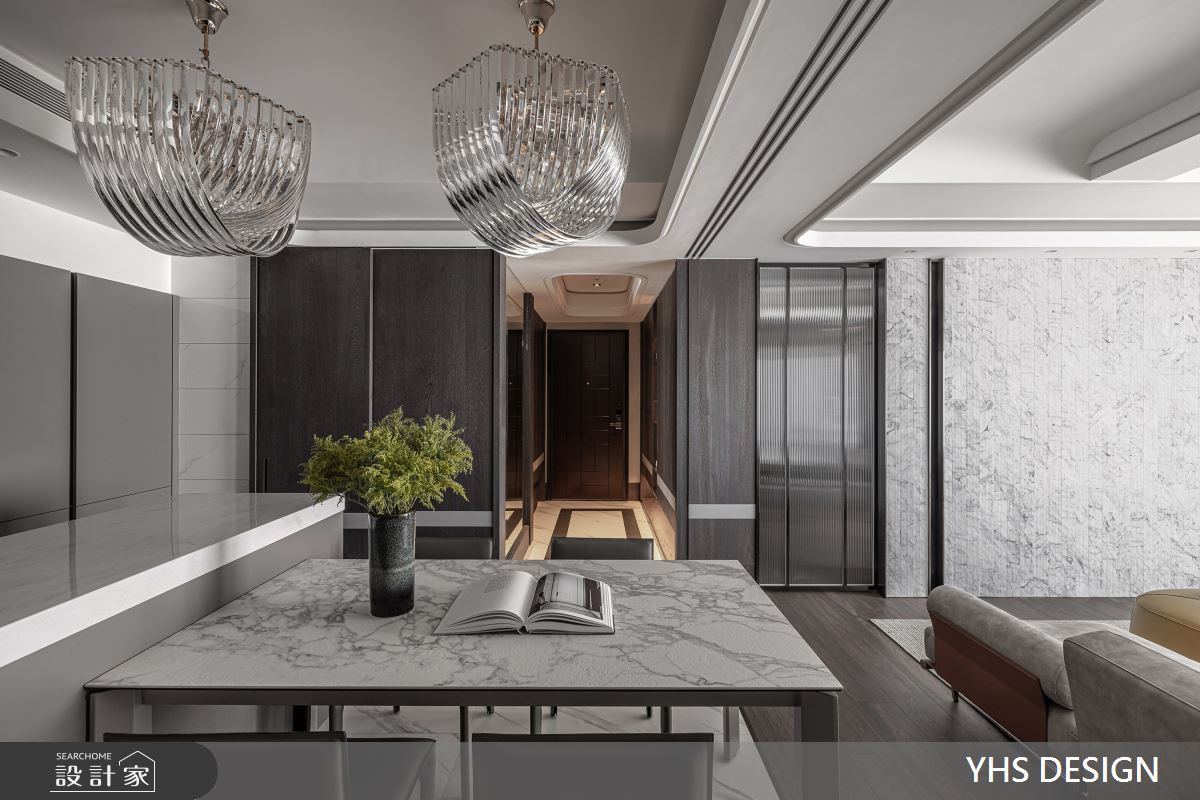 50坪新成屋(5年以下)＿現代簡約風玄關客廳餐廳案例圖片＿YHS DESIGN設計事業＿YHS_雍真之8