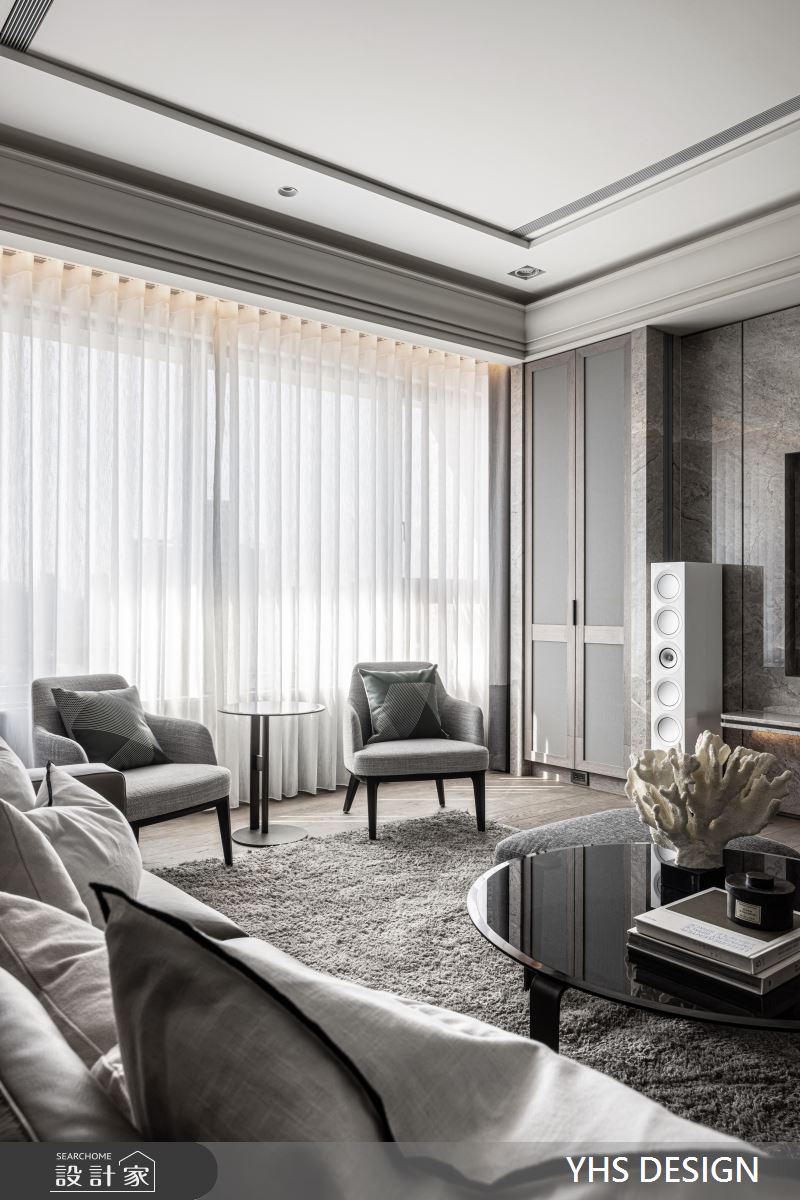 60坪新成屋(5年以下)＿現代簡約風客廳案例圖片＿YHS DESIGN設計事業＿YHS_睿格之10