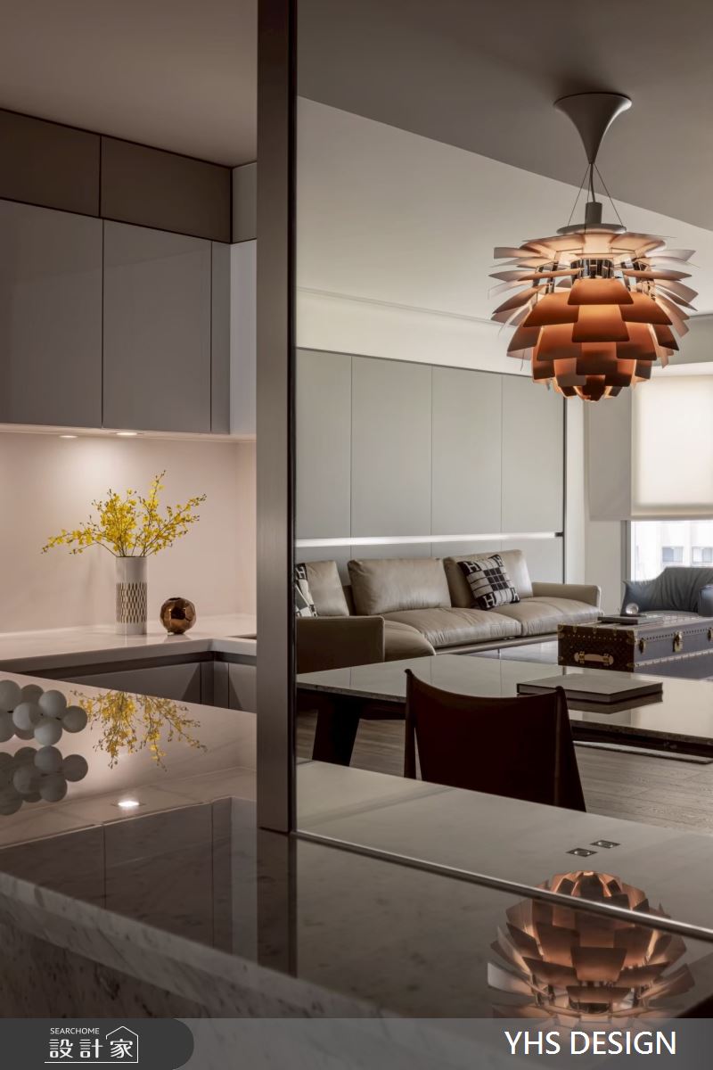 60坪毛胚屋＿現代風客廳餐廳案例圖片＿YHS DESIGN設計事業＿YHS_睿光之14