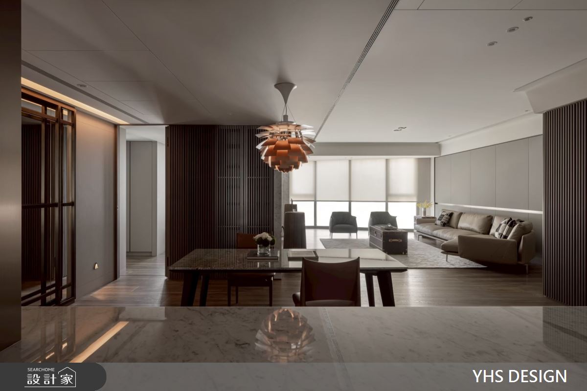 60坪毛胚屋＿現代風客廳餐廳案例圖片＿YHS DESIGN設計事業＿YHS_睿光之6