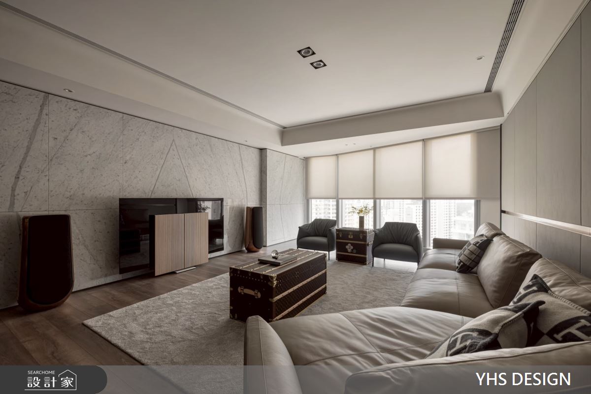 60坪毛胚屋＿現代風客廳案例圖片＿YHS DESIGN設計事業＿YHS_睿光之5