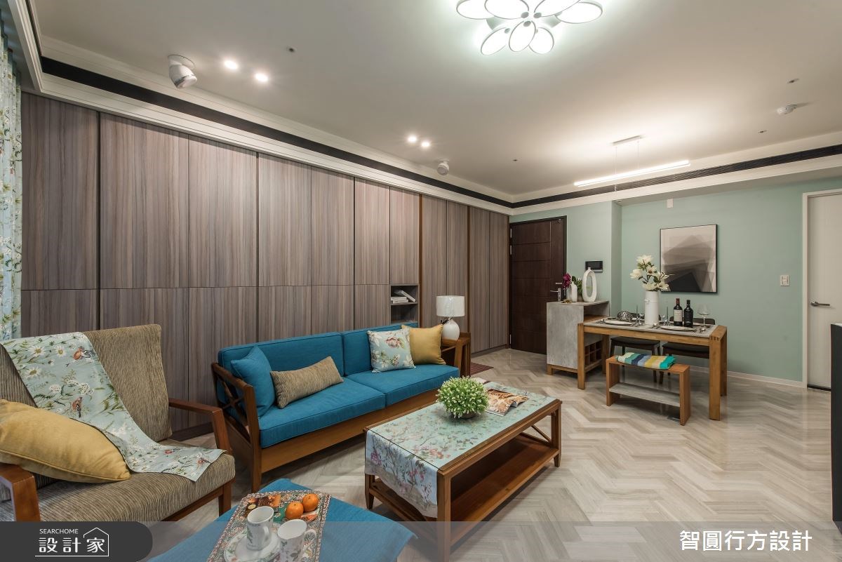 30坪新成屋(5年以下)＿混搭風客廳餐廳案例圖片＿智圓行方設計工作室＿智圓行方_02之5