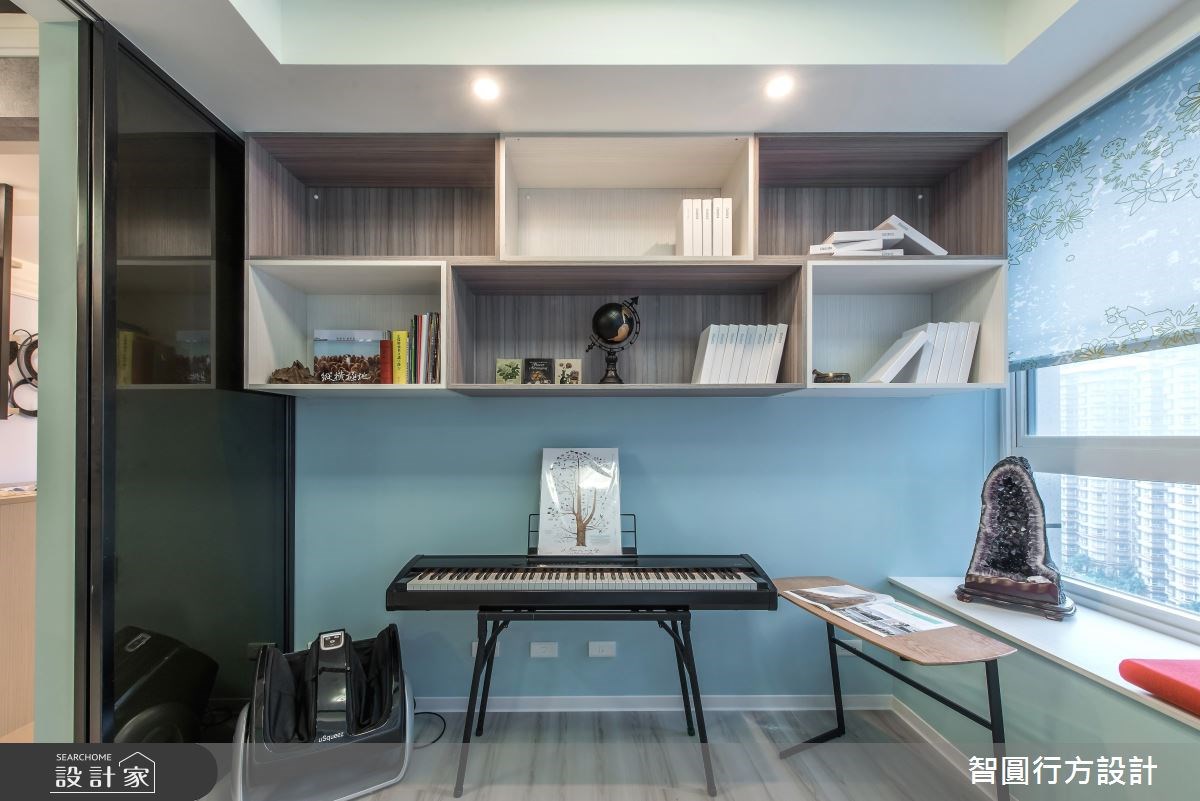 30坪新成屋(5年以下)＿混搭風工作區案例圖片＿智圓行方設計工作室＿智圓行方_02之12