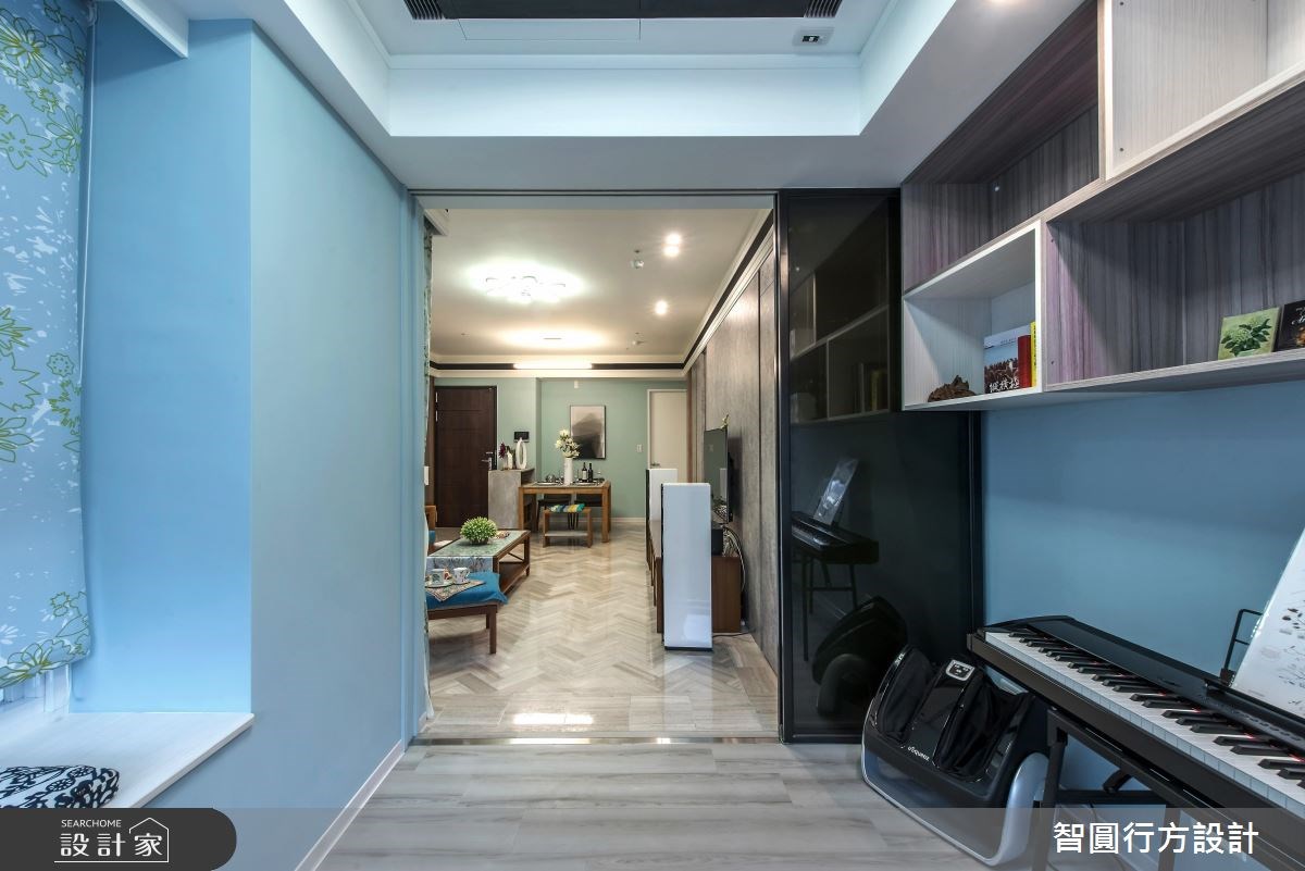 30坪新成屋(5年以下)＿混搭風工作區案例圖片＿智圓行方設計工作室＿智圓行方_02之14