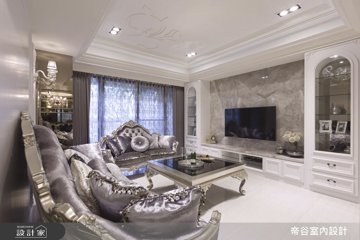 49坪新成屋(5年以下)＿新古典客廳案例圖片＿帝谷室內裝修設計有限公司＿帝谷_01之4