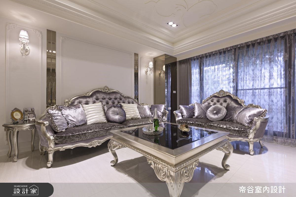 49坪新成屋(5年以下)＿新古典客廳案例圖片＿帝谷室內裝修設計有限公司＿帝谷_01之5