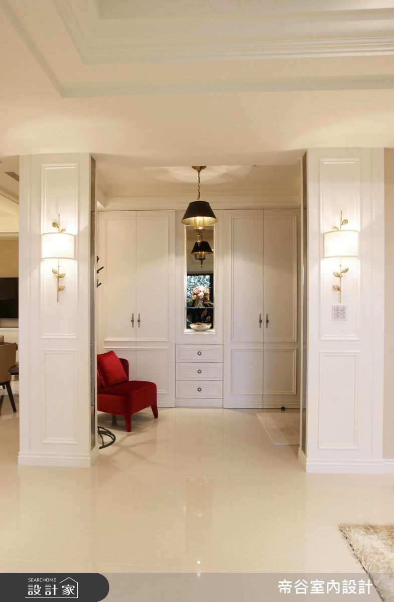 108坪新成屋(5年以下)＿美式風玄關案例圖片＿帝谷室內裝修設計有限公司＿帝谷_02之2