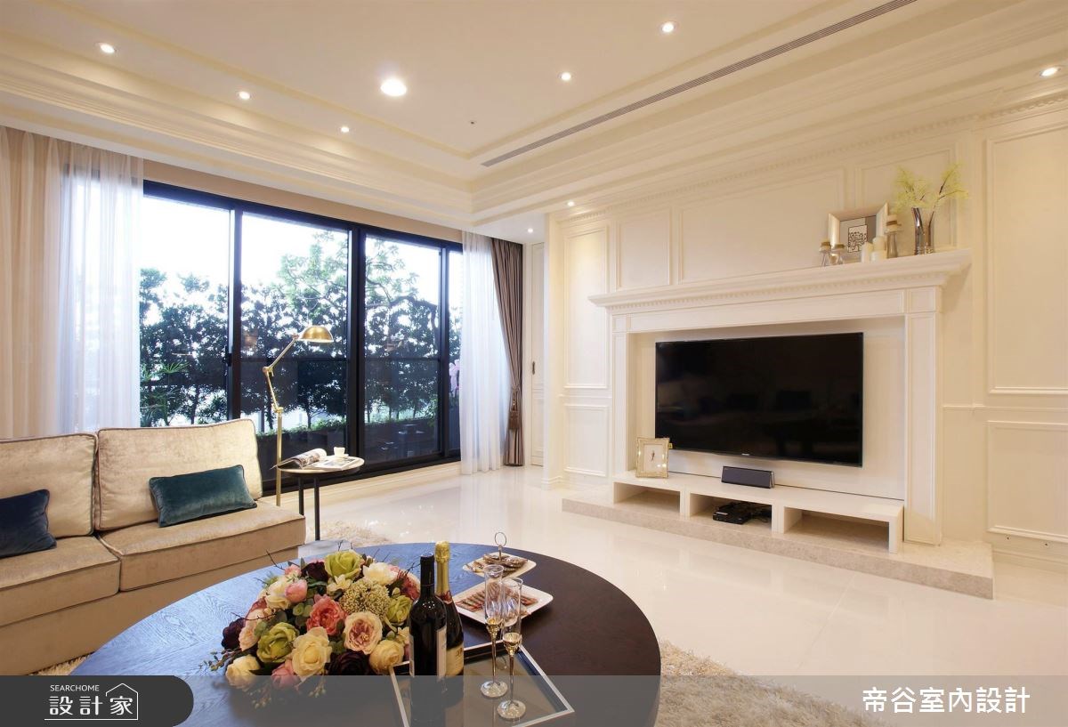 108坪新成屋(5年以下)＿美式風客廳案例圖片＿帝谷室內裝修設計有限公司＿帝谷_02之3