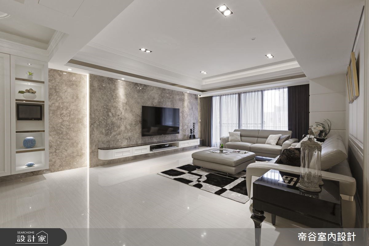 70坪新成屋(5年以下)＿新古典客廳案例圖片＿帝谷室內裝修設計有限公司＿帝谷_03之4