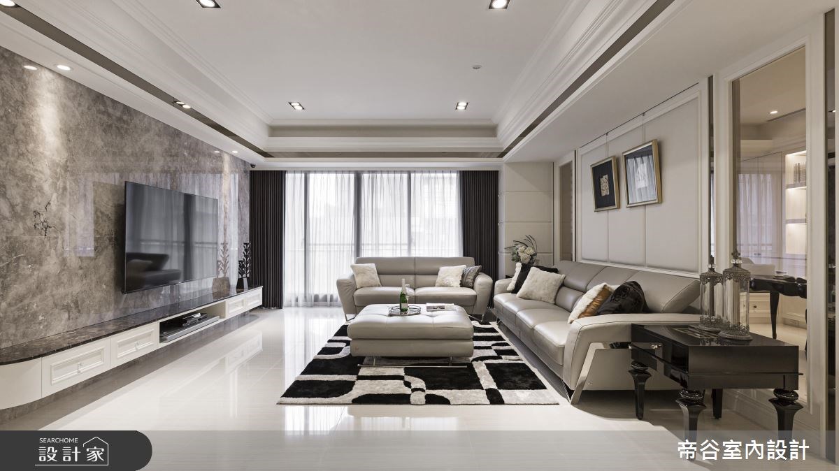 70坪新成屋(5年以下)＿新古典客廳案例圖片＿帝谷室內裝修設計有限公司＿帝谷_03之6
