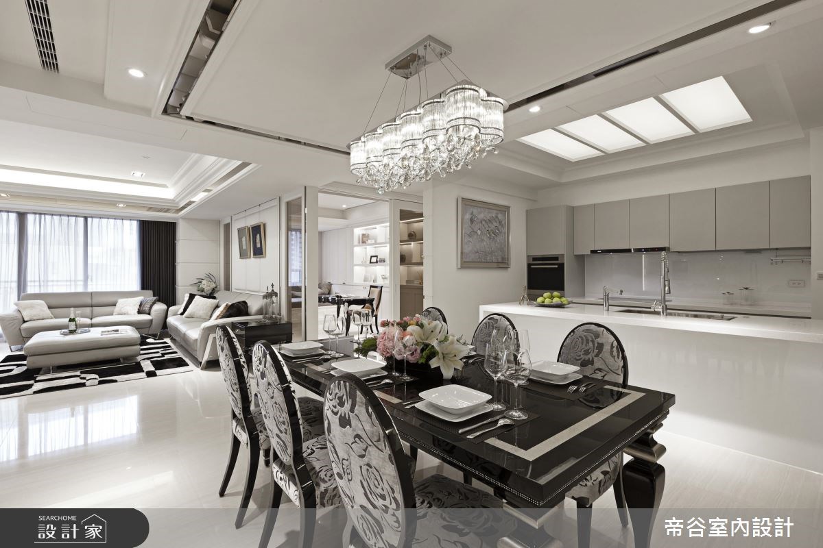 70坪新成屋(5年以下)＿新古典餐廳廚房案例圖片＿帝谷室內裝修設計有限公司＿帝谷_03之7