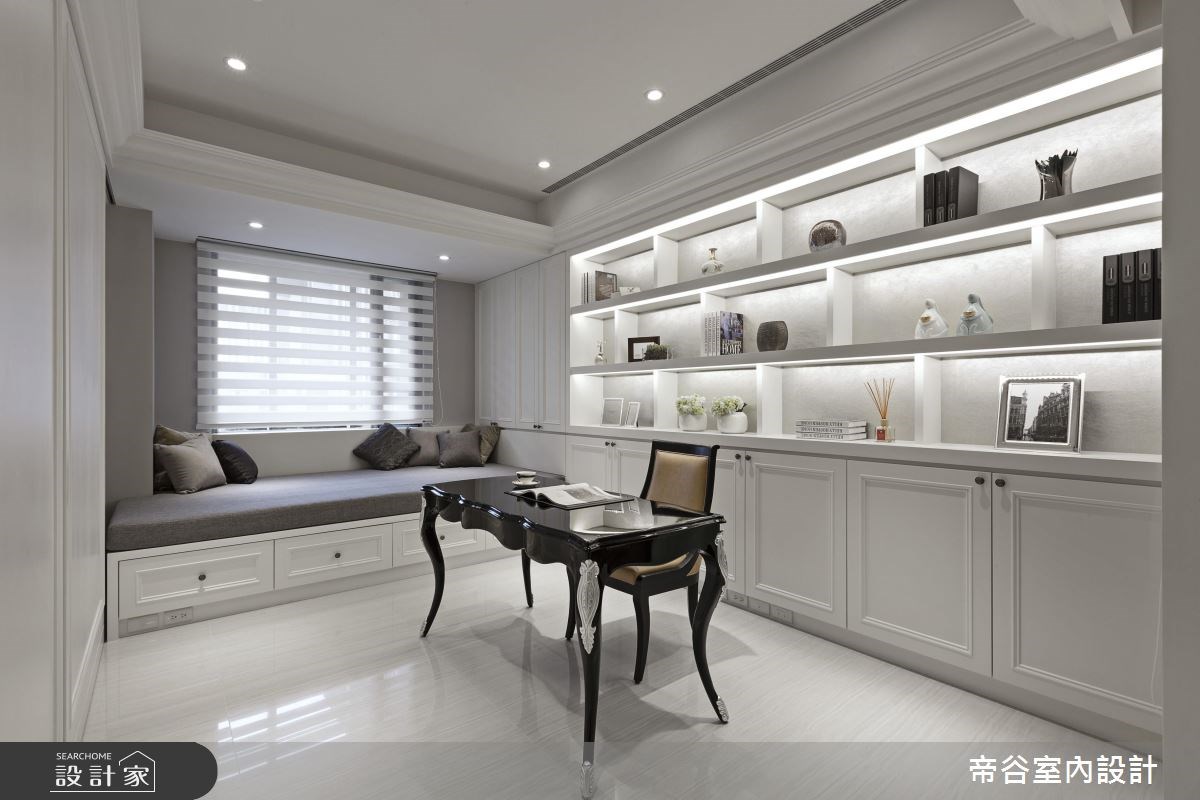 70坪新成屋(5年以下)＿新古典書房工作區案例圖片＿帝谷室內裝修設計有限公司＿帝谷_03之8