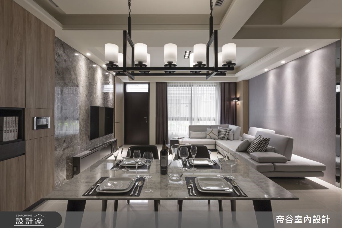 88坪新成屋(5年以下)＿現代風客廳餐廳案例圖片＿帝谷室內裝修設計有限公司＿帝谷_04之5