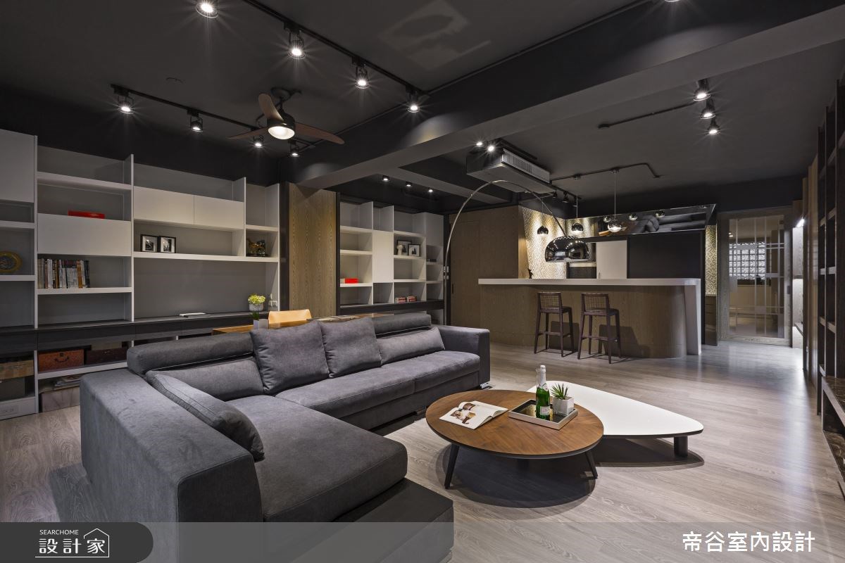 98坪中古屋(5~15年)＿現代風客廳案例圖片＿帝谷室內裝修設計有限公司＿帝谷_07之2