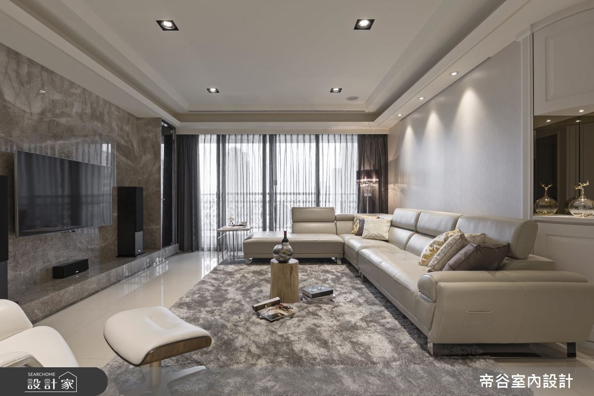 60坪新成屋(5年以下)＿新古典客廳案例圖片＿帝谷室內裝修設計有限公司＿帝谷_13之3
