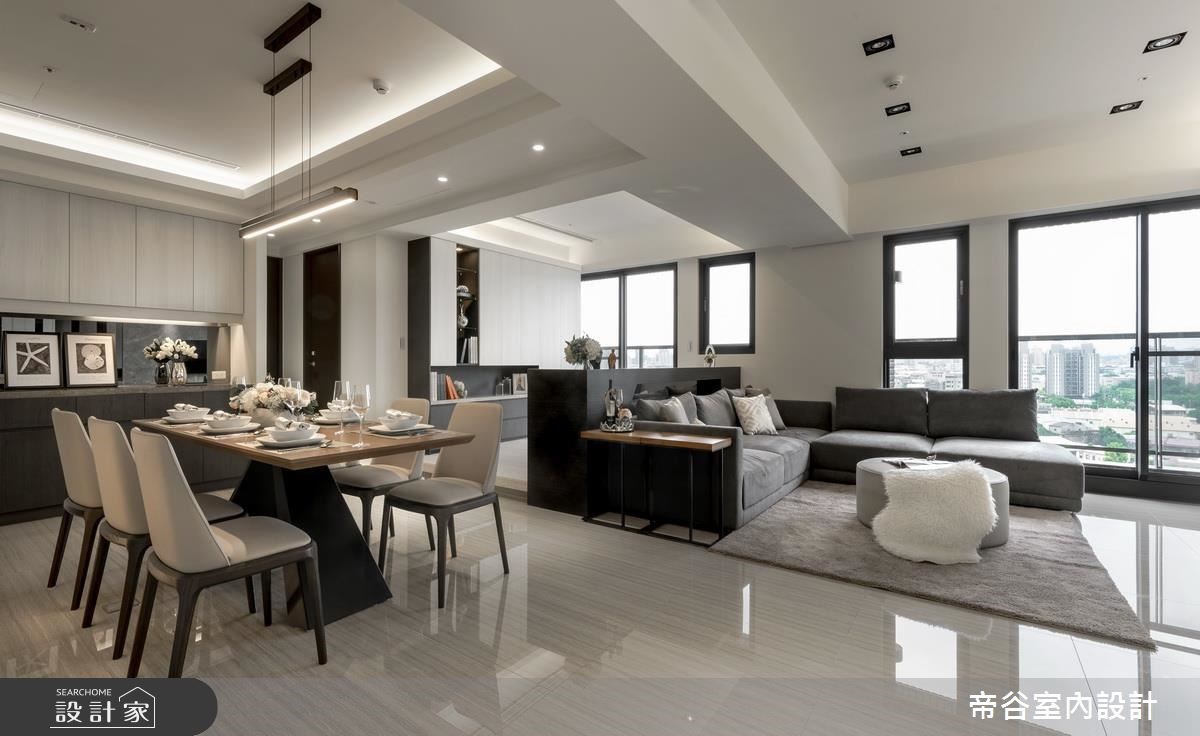 80坪新成屋(5年以下)＿現代風客廳餐廳案例圖片＿帝谷室內裝修設計有限公司＿帝谷_14之1